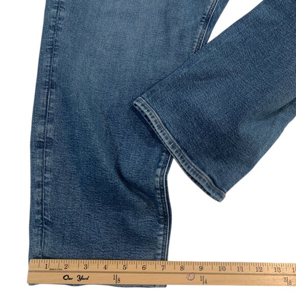 American Eagle Curvy Mom Jeans Size 20 Short Blue Stretch medium Wash Denim - Picture 13 of 15